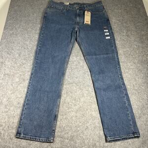 Levis 514 Straight Fit Jeans Stretch Jeans 36X34 Medium Wash Blue 005141017
